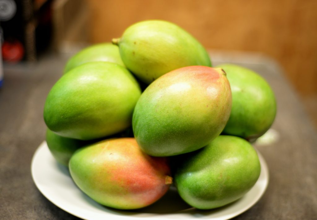 exotic fruit mangoes